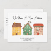 De nieuwe Homes van de Waterverf van het Adres Bew Briefkaart (Voorkant / Achterkant)