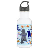 De nieuwe Jet heeft het schamele toeristenvliegrei Waterfles (Voorkant)