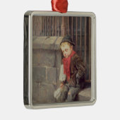 De nieuwe jongen metalen ornament (Rechts)