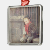 De nieuwe jongen metalen ornament (Links)
