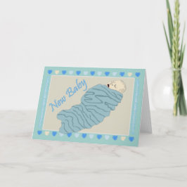 De nieuwe Jongen van het Baby Kaart