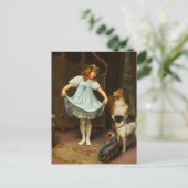 De nieuwe jurk | Arthur John Elsley Briefkaart (Staand voorkant)