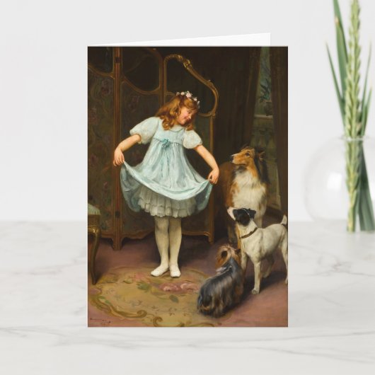 De nieuwe jurk | Arthur John Elsley Kaart (Voorkant)