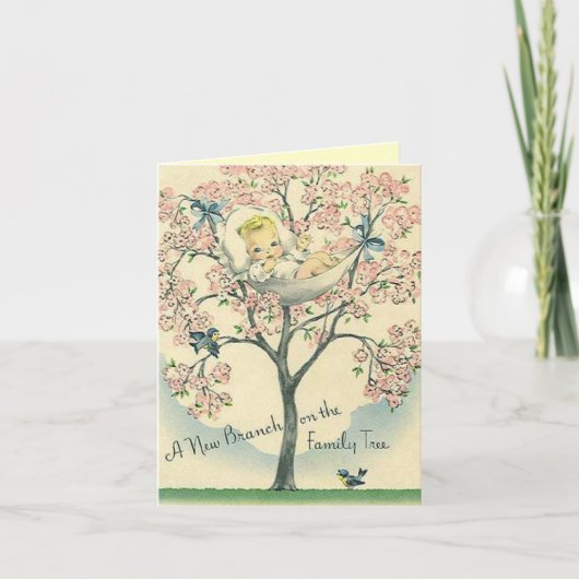 De nieuwe Kaart van de Aankondiging van het Baby (Voorkant)