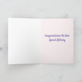 De nieuwe Kaart van de Gelukwensen van het Baby (Binnen)