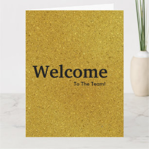 De nieuwe Kaart van de Welkome Glitter van de Werk