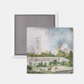 De nieuwe kerk van Sainte-Genevieve Magneet (Voorkant / Achterkant)