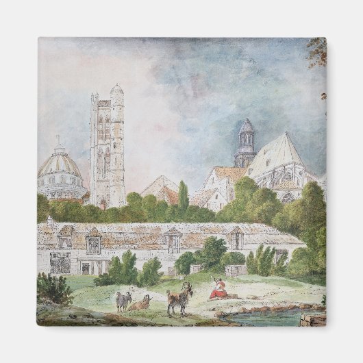 De nieuwe kerk van Sainte-Genevieve Magneet (Voorkant)