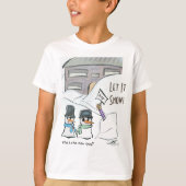 De nieuwe kerkhoes van de lange basishoes van de V T-shirt (Voorkant)