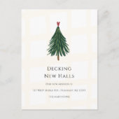 De nieuwe kerst-moedwillige koninklijke aankondigi briefkaart (Voorkant)