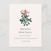 De nieuwe kerst-moedwillige koninklijke aankondigi briefkaart (Voorkant)