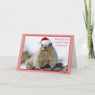 De nieuwe Kerstkaart van de Notekraker Feestdagen Kaart