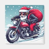 De nieuwe kerstman - humor magneet (Voorkant)