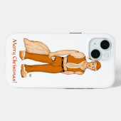 De nieuwe kerstman - vrolijk kerstfeest! Case-Mate iPhone case (Achterkant (horizontaal))