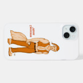 De nieuwe kerstman - vrolijk kerstfeest! iPhone hoesje (Achterkant horizontaal)