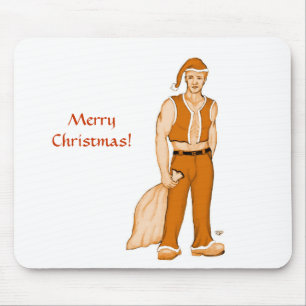 De nieuwe kerstman - vrolijk kerstfeest! muismat