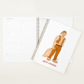 De nieuwe kerstman - vrolijk kerstfeest! planner (Display)