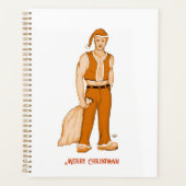 De nieuwe kerstman - vrolijk kerstfeest! planner (Voorkant)