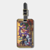 De nieuwe kleren van de keizer bagagelabel (Voorkant verticaal)