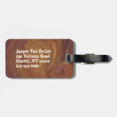 De nieuwe kleren van de keizer bagagelabel (Achterkant horizontaal)