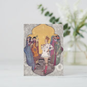 De nieuwe kleren van de keizer briefkaart (Staand voorkant)