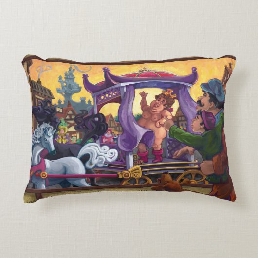 De nieuwe kleren van de keizer decoratief kussen (Voorkant)