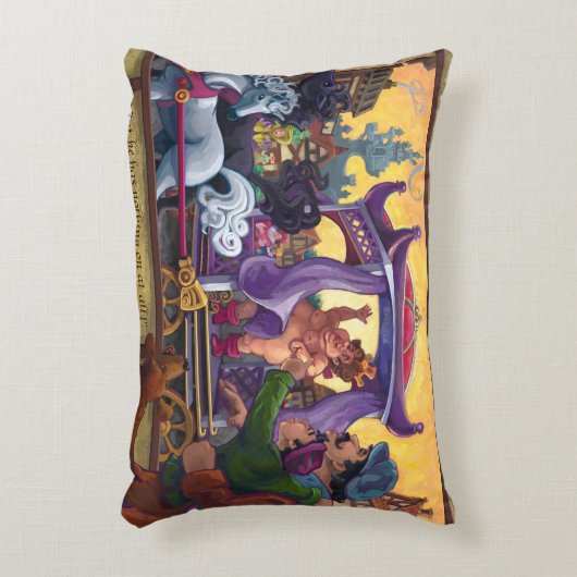 De nieuwe kleren van de keizer decoratief kussen (Voorkant(Verticaal))