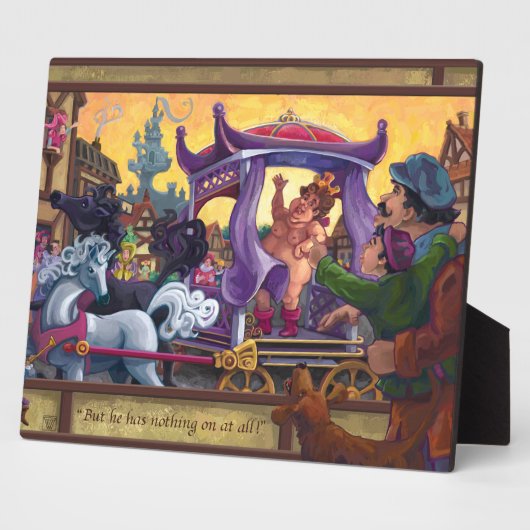 De nieuwe kleren van de keizer fotoplaat (Zijkant)