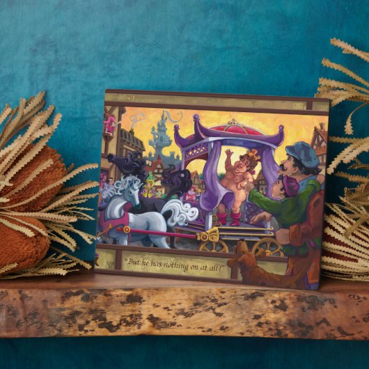 De nieuwe kleren van de keizer fotoplaat (Zijkant)