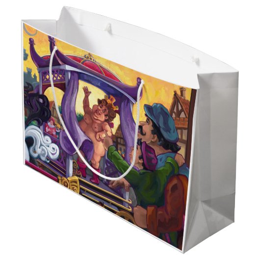 De nieuwe kleren van de keizer groot cadeauzakje (Achterkant Gekanteld)