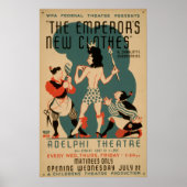 De nieuwe kleren van de keizer  het Theater van WP Poster (Voorkant)
