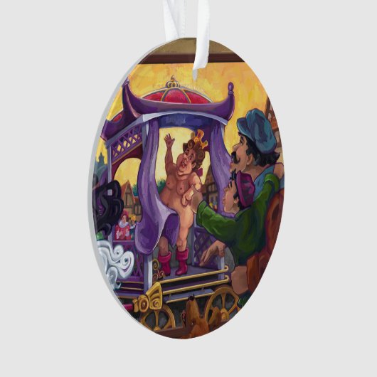 De nieuwe kleren van de keizer ornament (voorkant)