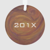 De nieuwe kleren van de keizer ornament (achterkant)