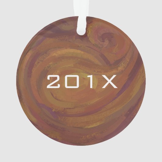 De nieuwe kleren van de keizer ornament (achterkant)