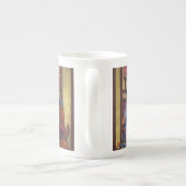 De nieuwe kleren van de keizer porselein kop (Achterkant)