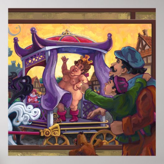 De nieuwe kleren van de keizer poster (Voorkant)