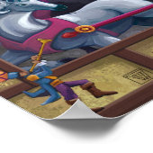 De nieuwe kleren van de keizer poster (Hoek)