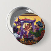 De nieuwe kleren van de keizer ronde button 7,6 cm (Voorkant /achterkant)