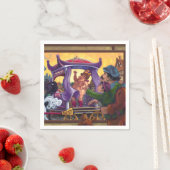 De nieuwe kleren van de keizer servet (Insitu)