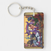 De nieuwe kleren van de keizer sleutelhanger (Voorkant)