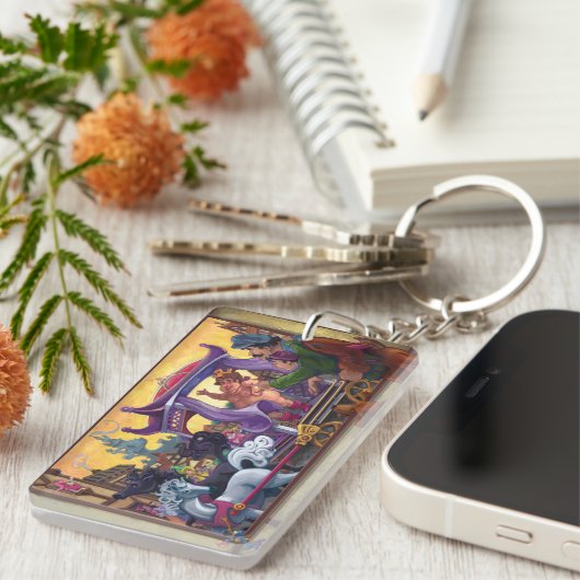 De nieuwe kleren van de keizer sleutelhanger (Voorkant Rechts)