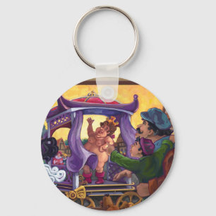 De nieuwe kleren van de keizer sleutelhanger