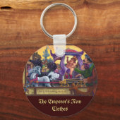 De nieuwe kleren van de keizer sleutelhanger (Voorkant)