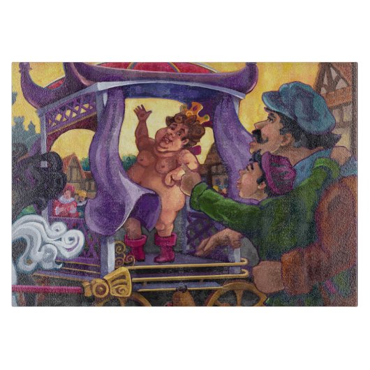 De nieuwe kleren van de keizer snijplank (Voorkant)