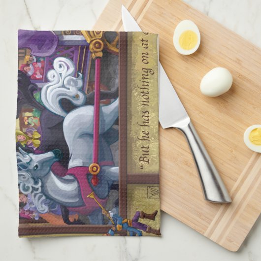 De nieuwe kleren van de keizer theedoek (Quarter Fold)