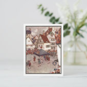 De nieuwe kleren van de keizer van Edmund Dulac Briefkaart (Staand voorkant)