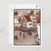 De nieuwe kleren van de keizer van Edmund Dulac Briefkaart (Voorkant / Achterkant)