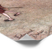 De nieuwe kleren van de keizer van Edmund Dulac Poster (Hoek)