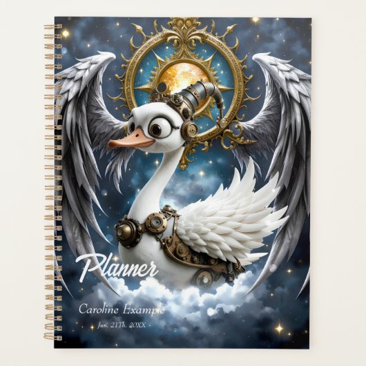 De Nieuwe Klokzwanen. Planner (Voorkant)