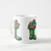 De Nieuwe Laarzen van de Kerstman Koffiemok (Voorkant links)
